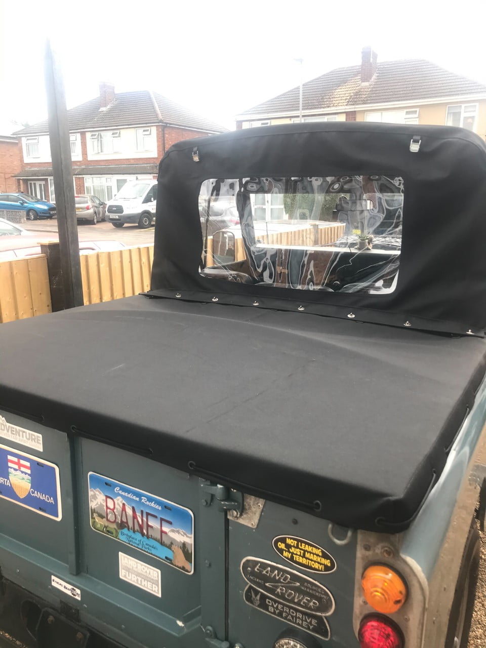 109 Tonneau Cover Canvas Hood